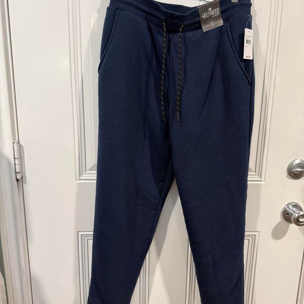 Unbranded Men's Navy and Blue Joggers-tracksuits